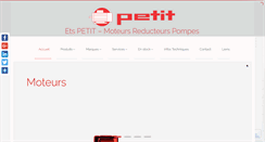 Desktop Screenshot of moteurs-reducteurs-pompes.com